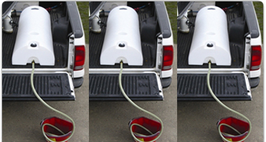 HALF-MOON LAY DOWN WATER CADDY