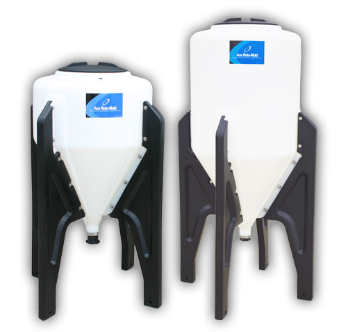 BLOW MOLD INDUCTOR TANKS WITH POLY STAND SET