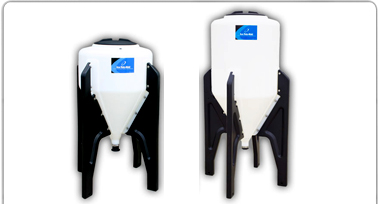 BLOW MOLD INDUCTOR TANKS WITH POLY STAND SET