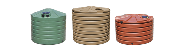 BUSHMAN ROUND WATER TANKS