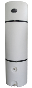HIGH COUNTRY PLASTICS 48 GALLON HALF-MOON UPRIGHT WATER CADDY